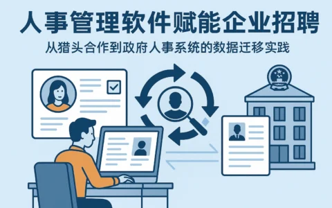 人事管理软件赋能企业招聘：从猎头合作到政府人事系统的数据迁移实践