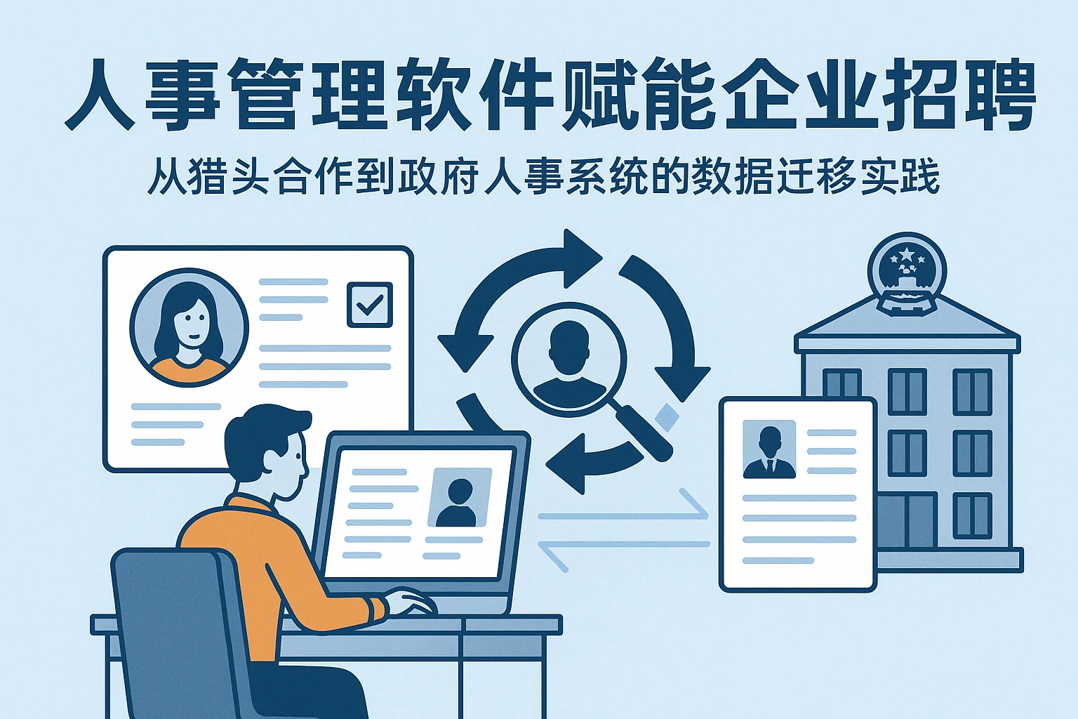 人事管理软件赋能企业招聘：从猎头合作到政府人事系统的数据迁移实践