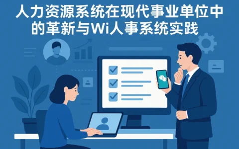 人力资源系统在现代事业单位中的革新与微信人事系统实践