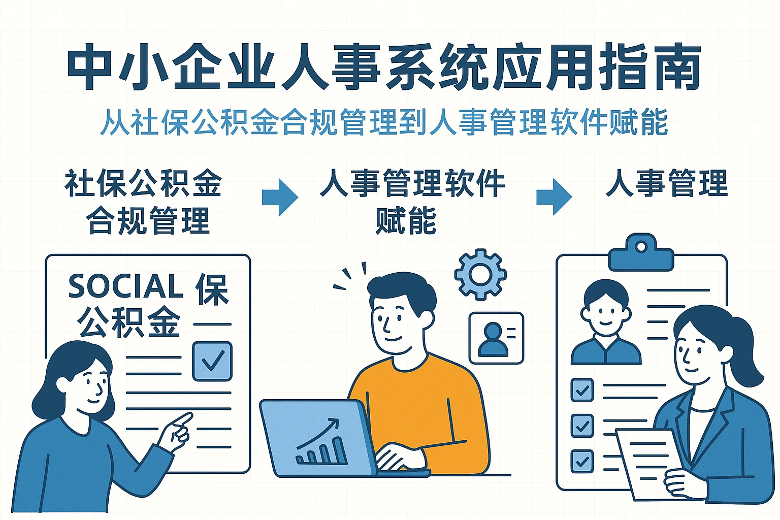 中小企业人事系统应用指南：从社保公积金合规管理到人事管理软件赋能