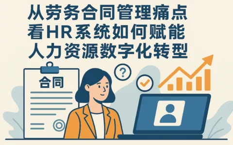 从劳务合同管理痛点看HR系统如何赋能人力资源数字化转型