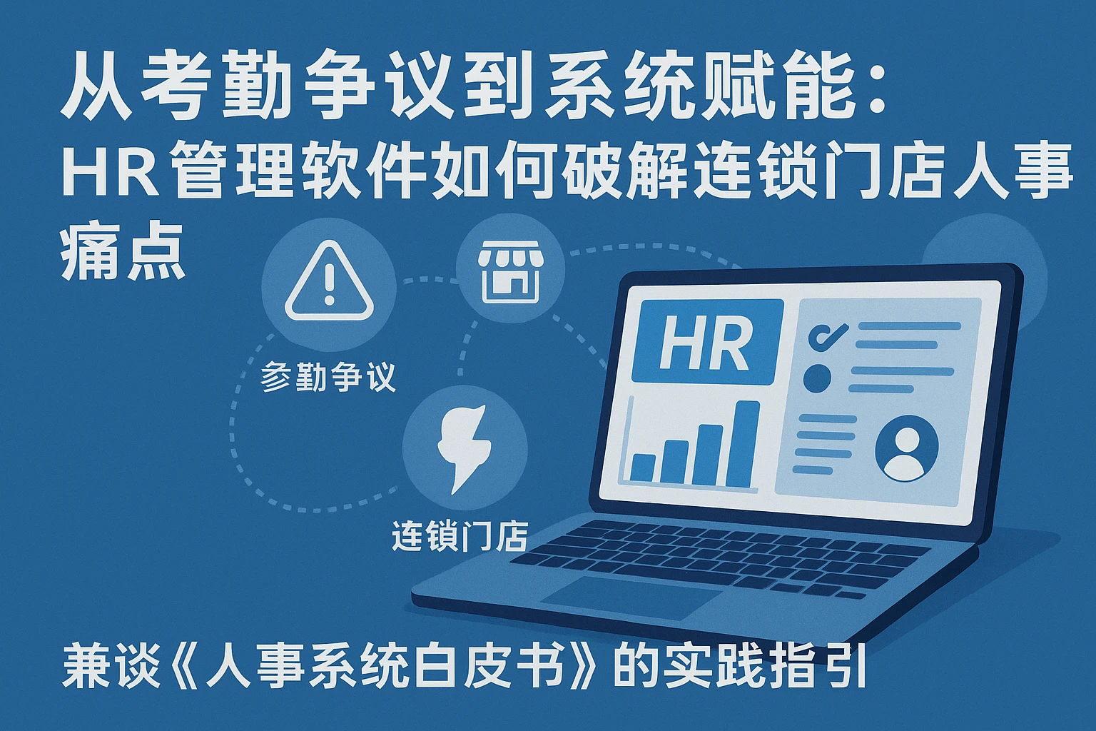 从考勤争议到系统赋能：HR管理软件如何破解连锁门店人事痛点——兼谈《人事系统白皮书》的实践指引