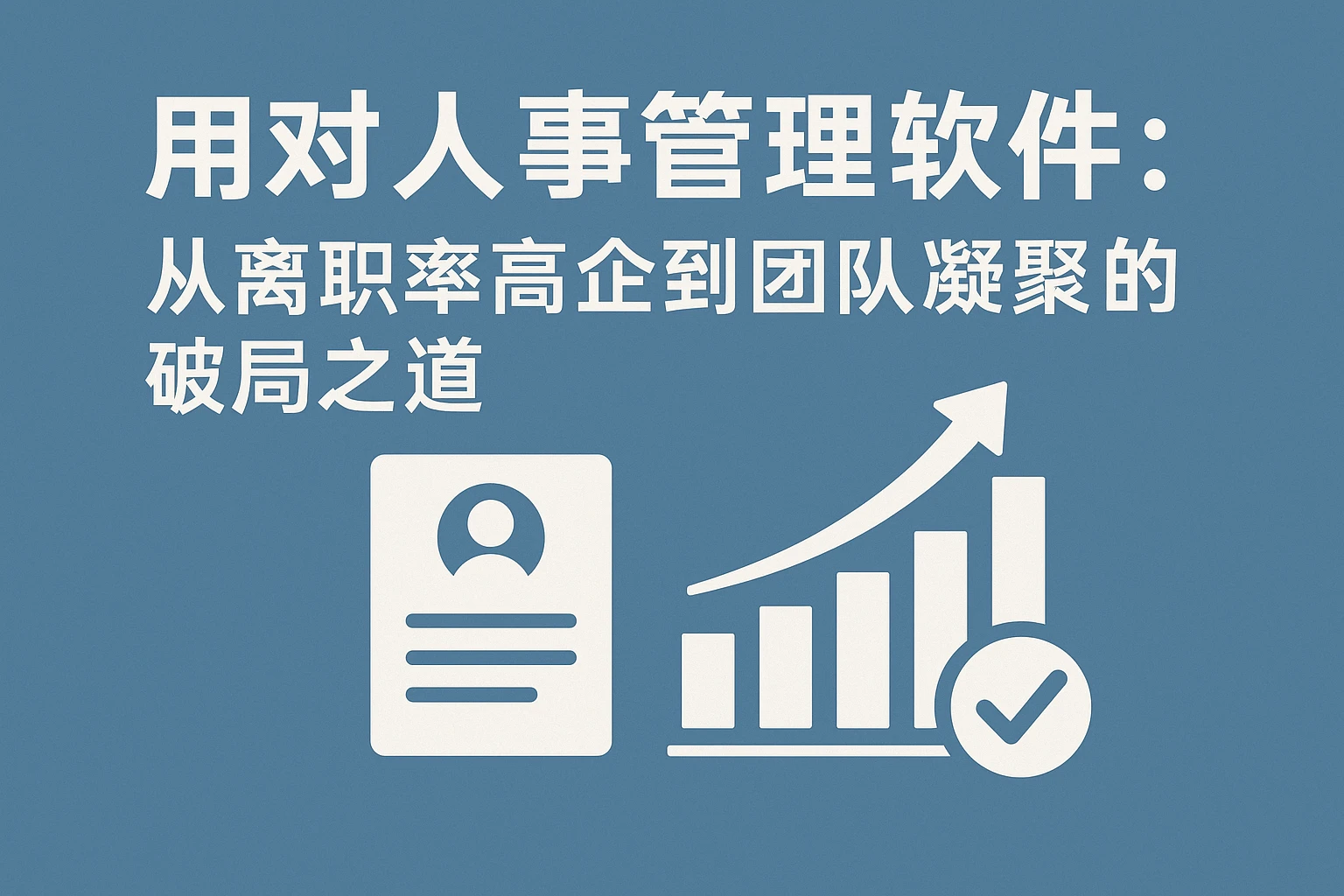 用对人事管理软件：从离职率高企到团队凝聚的破局之道