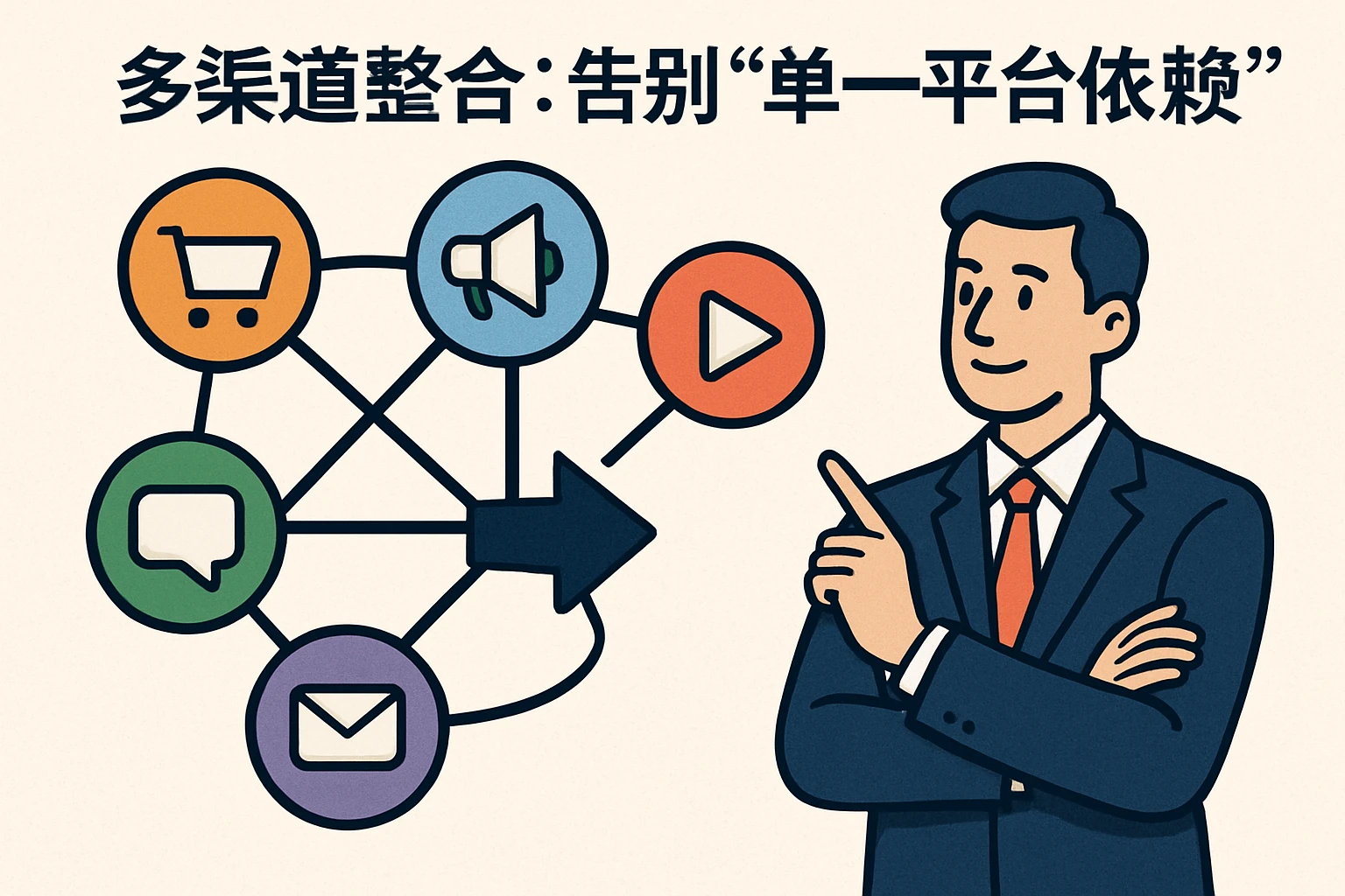 1. 多渠道整合：告别“单一平台依赖”