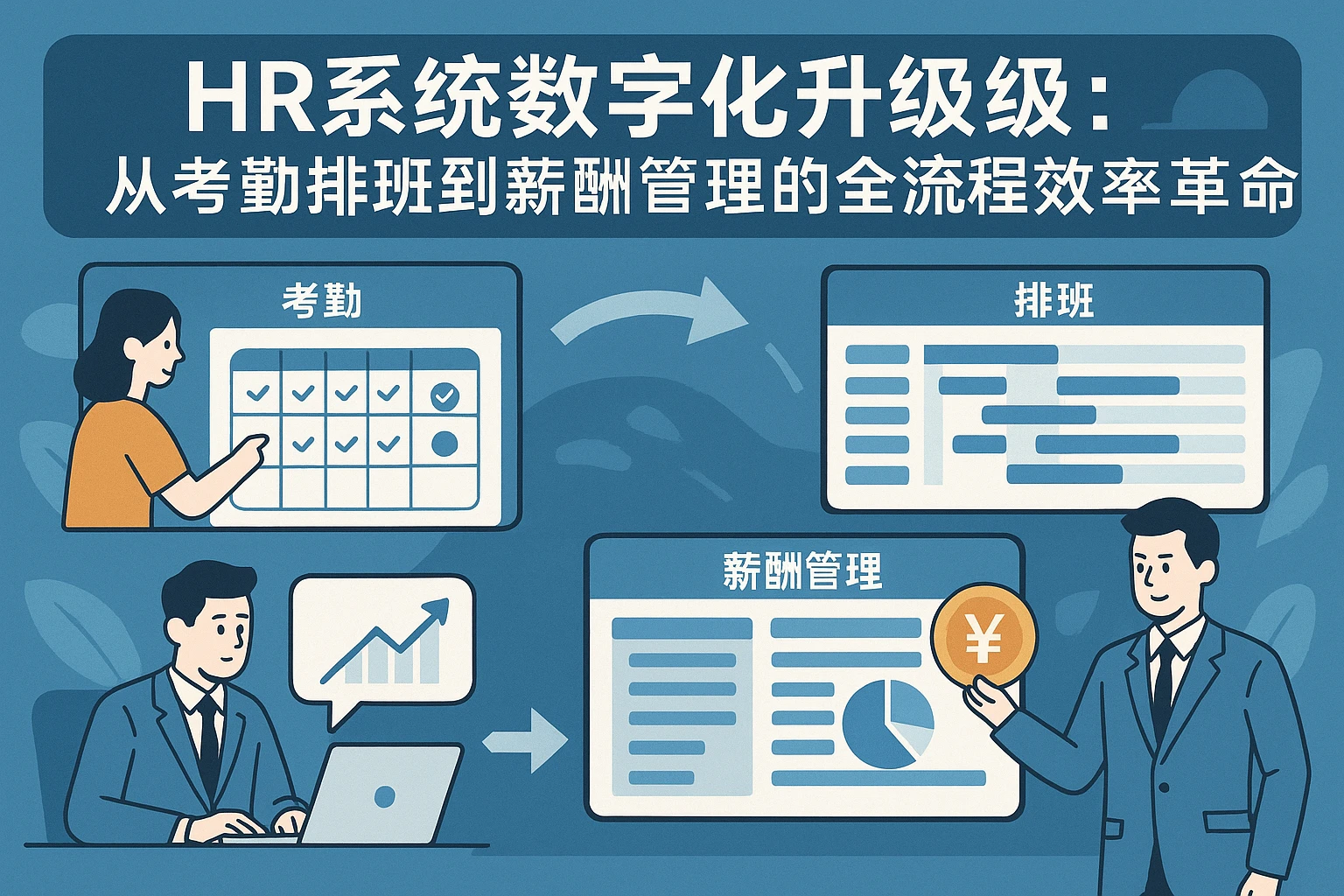 HR系统数字化升级：从考勤排班到薪酬管理的全流程效率革命