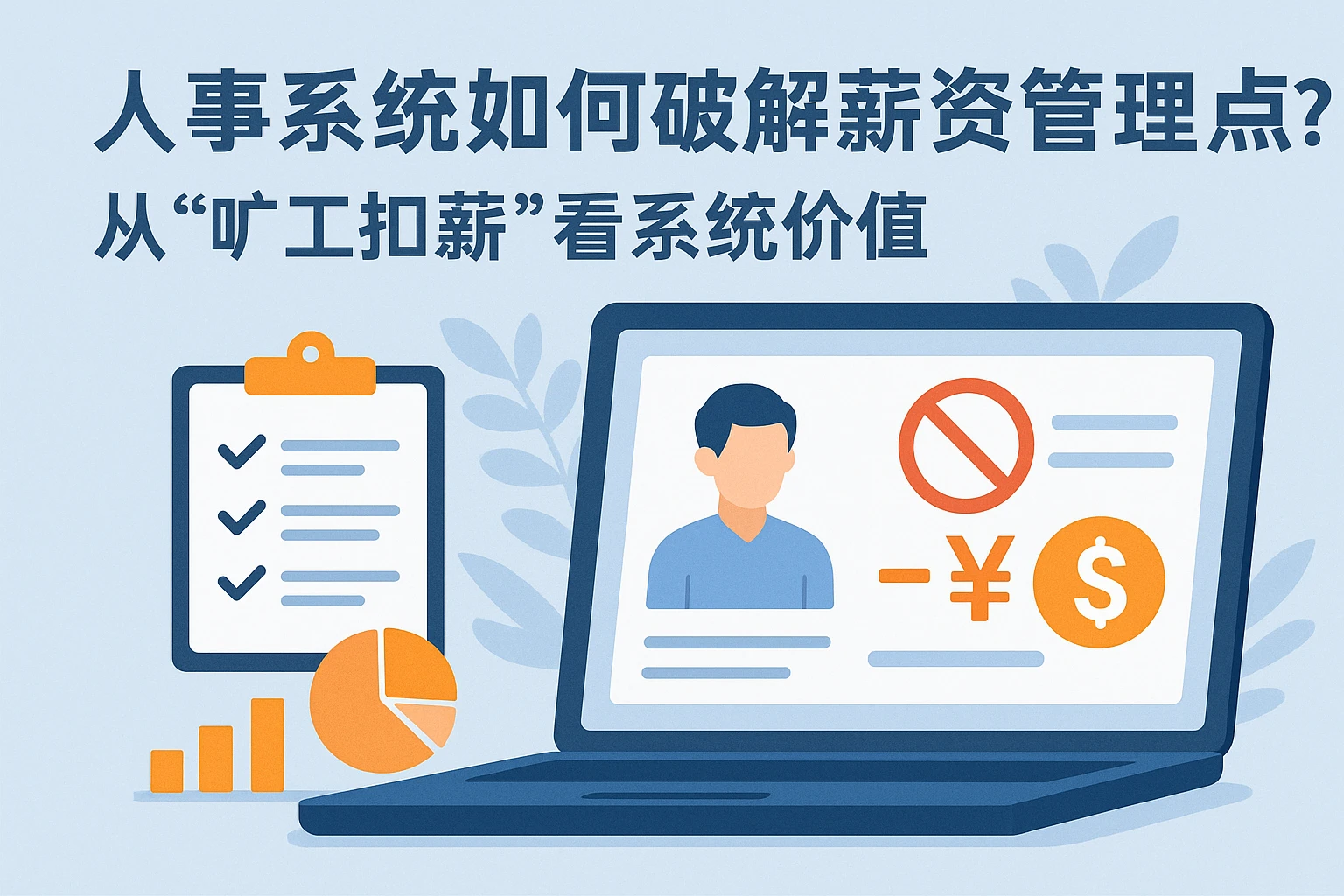 人事系统如何破解薪资管理痛点?从“旷工扣薪”看系统价值