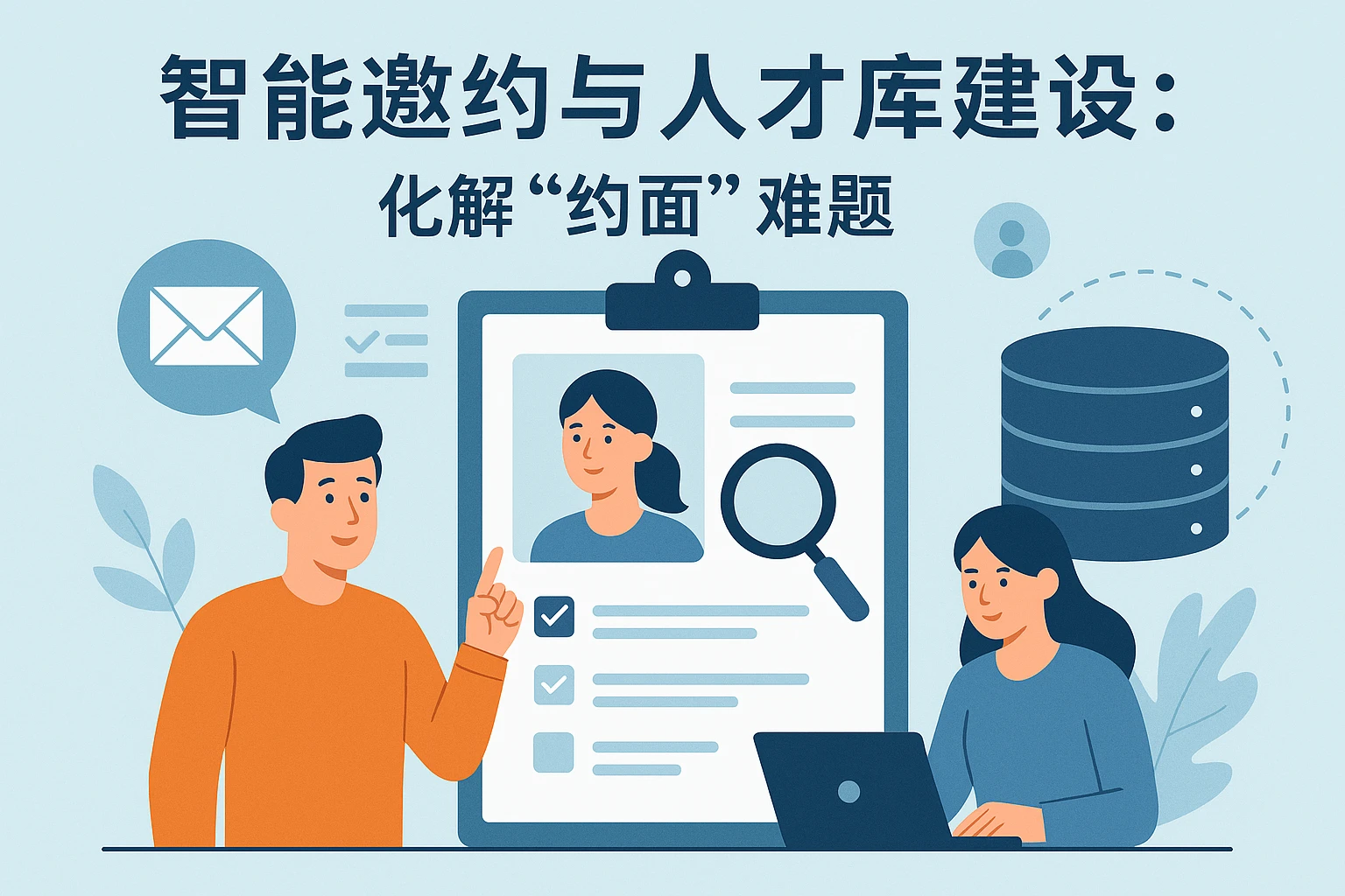 智能邀约与人才库建设：化解“约面”难题