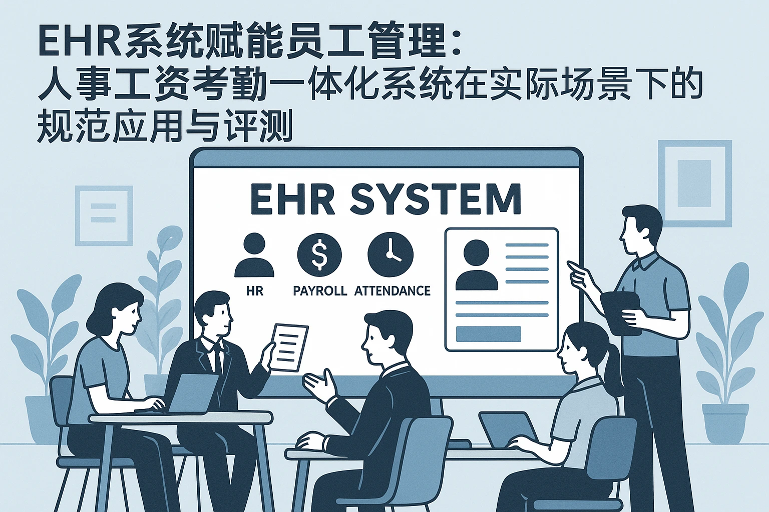 ehr系统赋能员工管理：人事工资考勤一体化系统在实际场景下的规范应用与评测