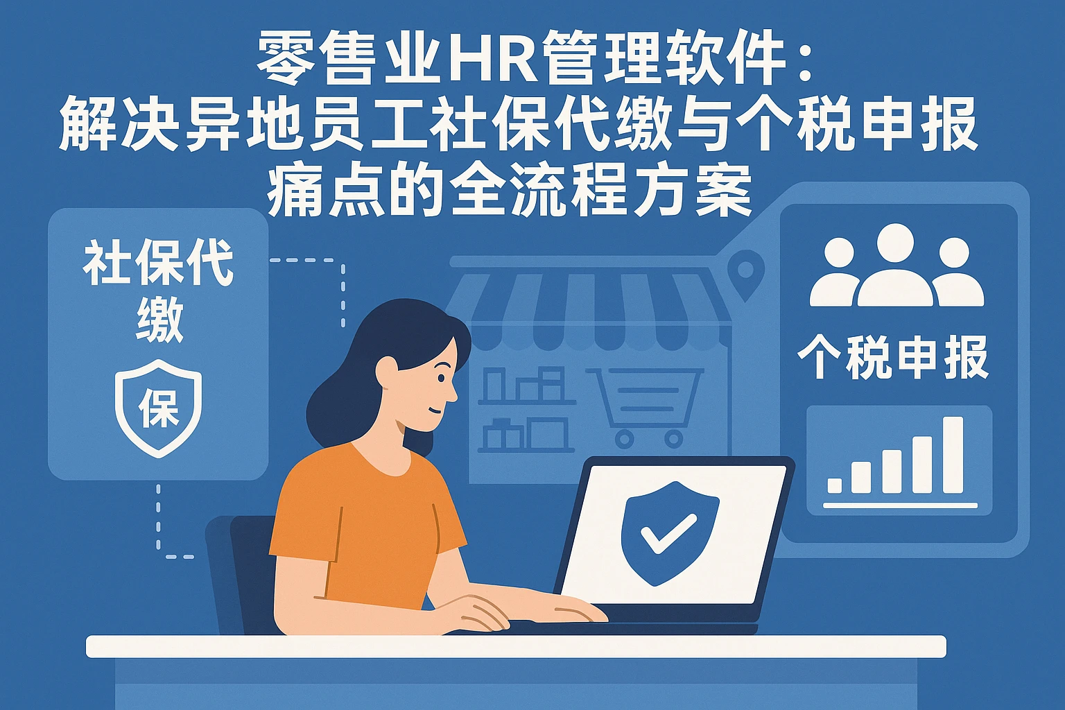 零售业HR管理软件：解决异地员工社保代缴与个税申报痛点的全流程方案