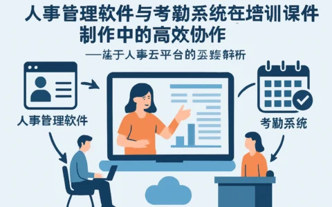人事管理软件与考勤系统在培训课件制作中的高效协作——基于人事云平台的实践解析