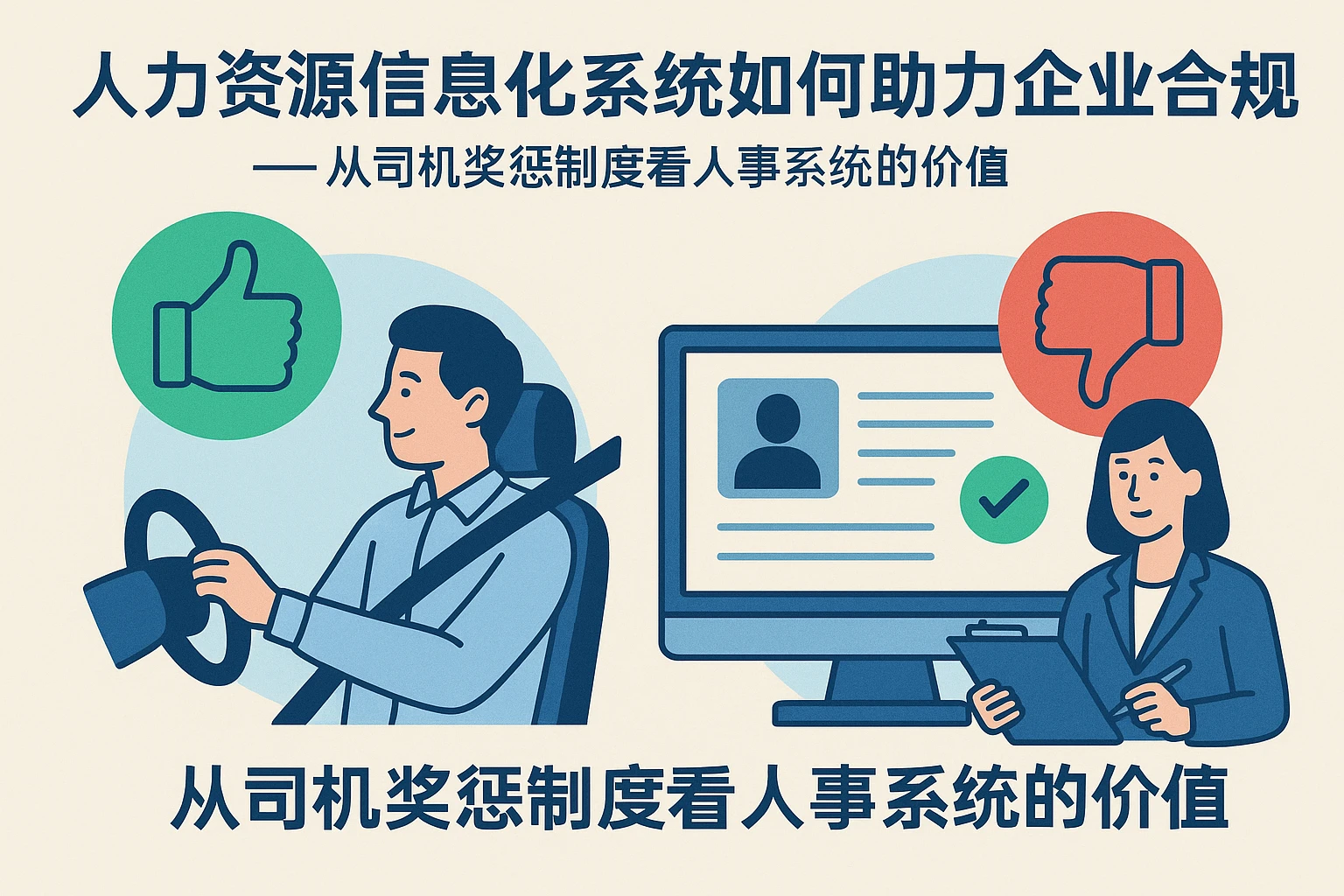 人力资源信息化系统如何助力企业合规——从司机奖惩制度看人事系统的价值