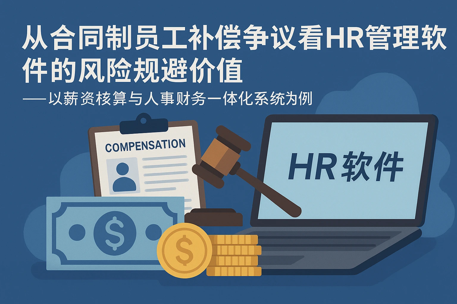 从合同制员工补偿争议看HR管理软件的风险规避价值——以薪资核算与人事财务一体化系统为例