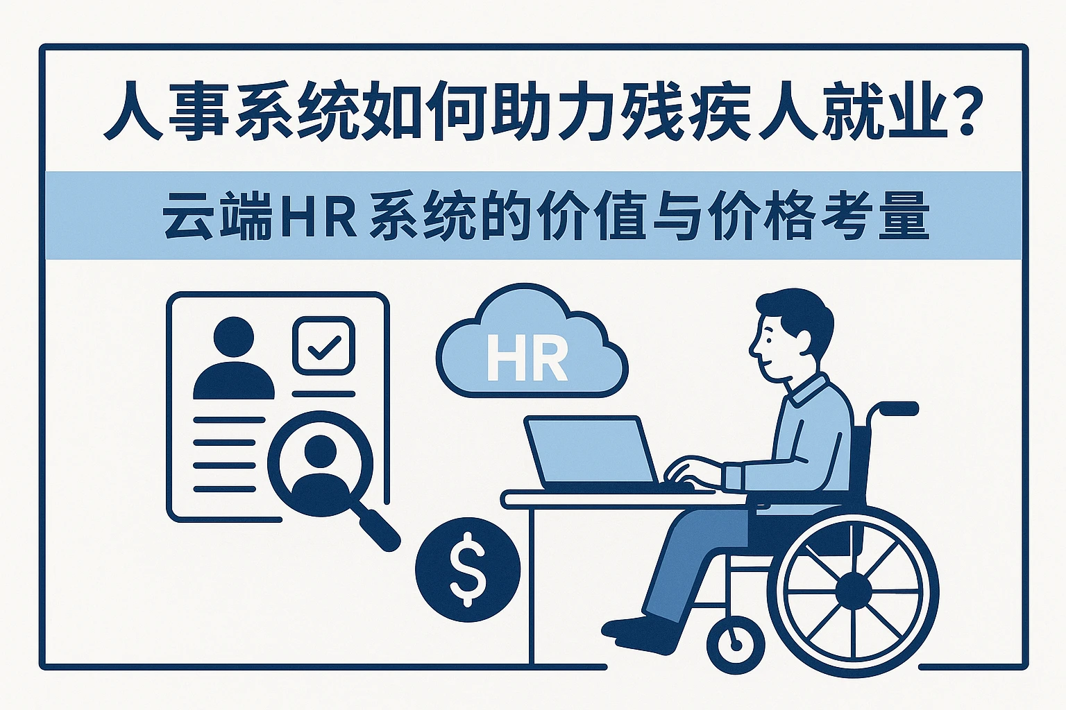 人事系统如何助力残疾人就业？云端HR系统的价值与价格考量
