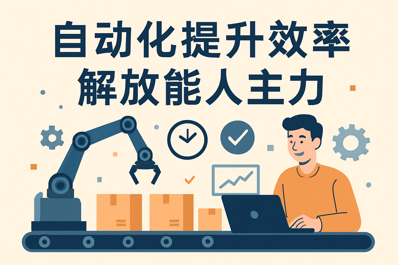自动化提升效率，解放能人主力