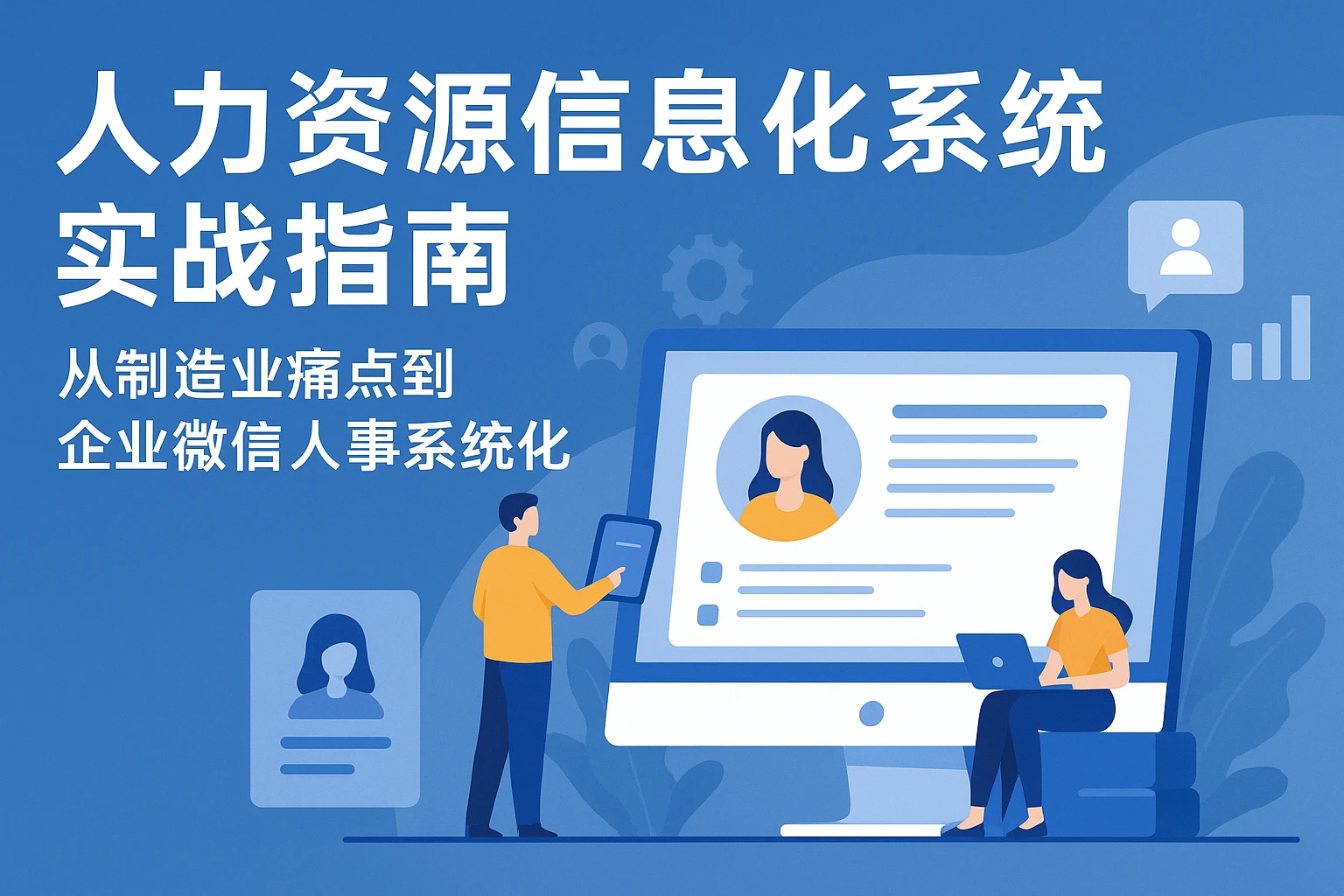 人力资源信息化系统实战指南：从制造业痛点到企业微信人事系统优化