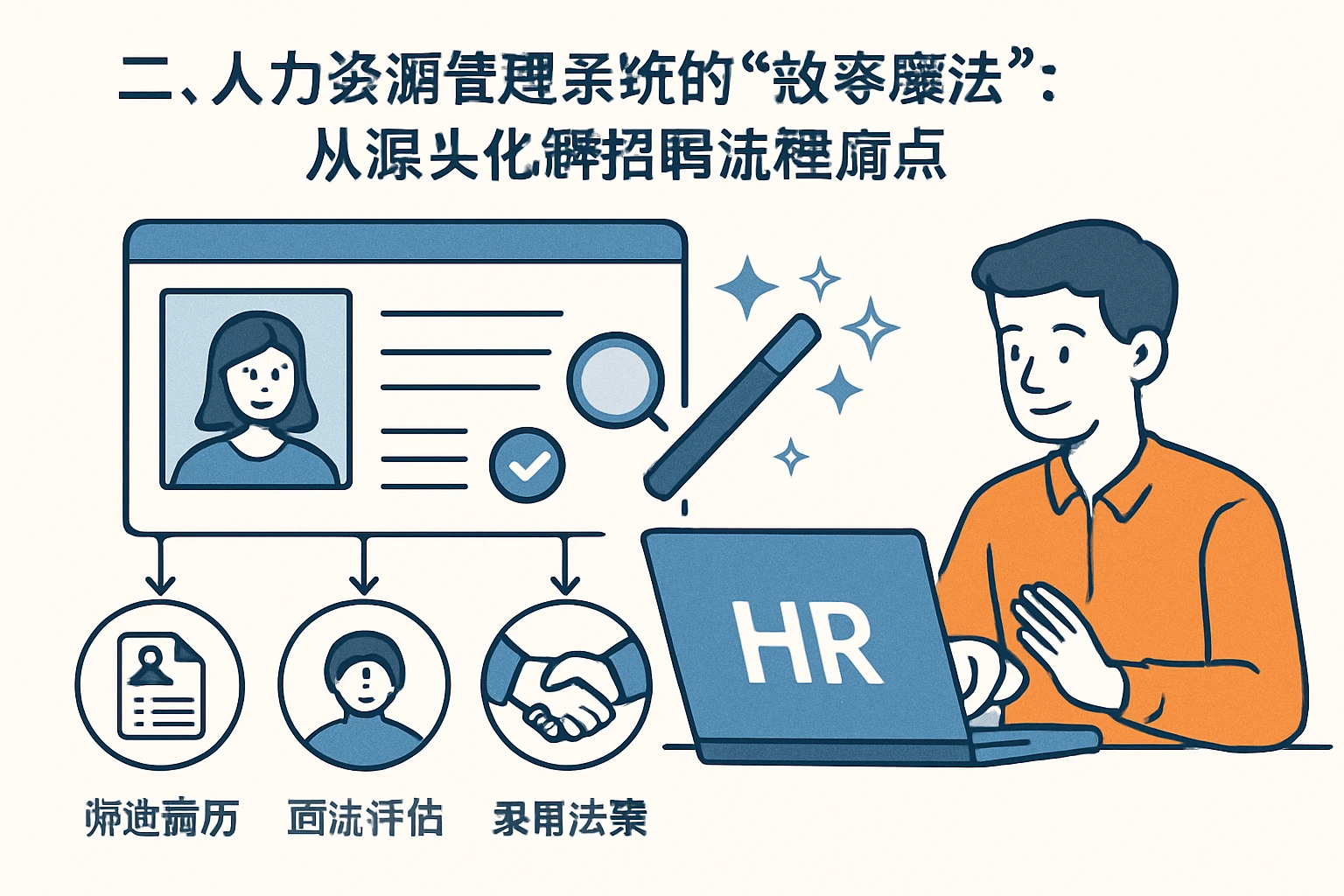 二、人力资源管理系统的“效率魔法”：从源头化解招聘流程痛点