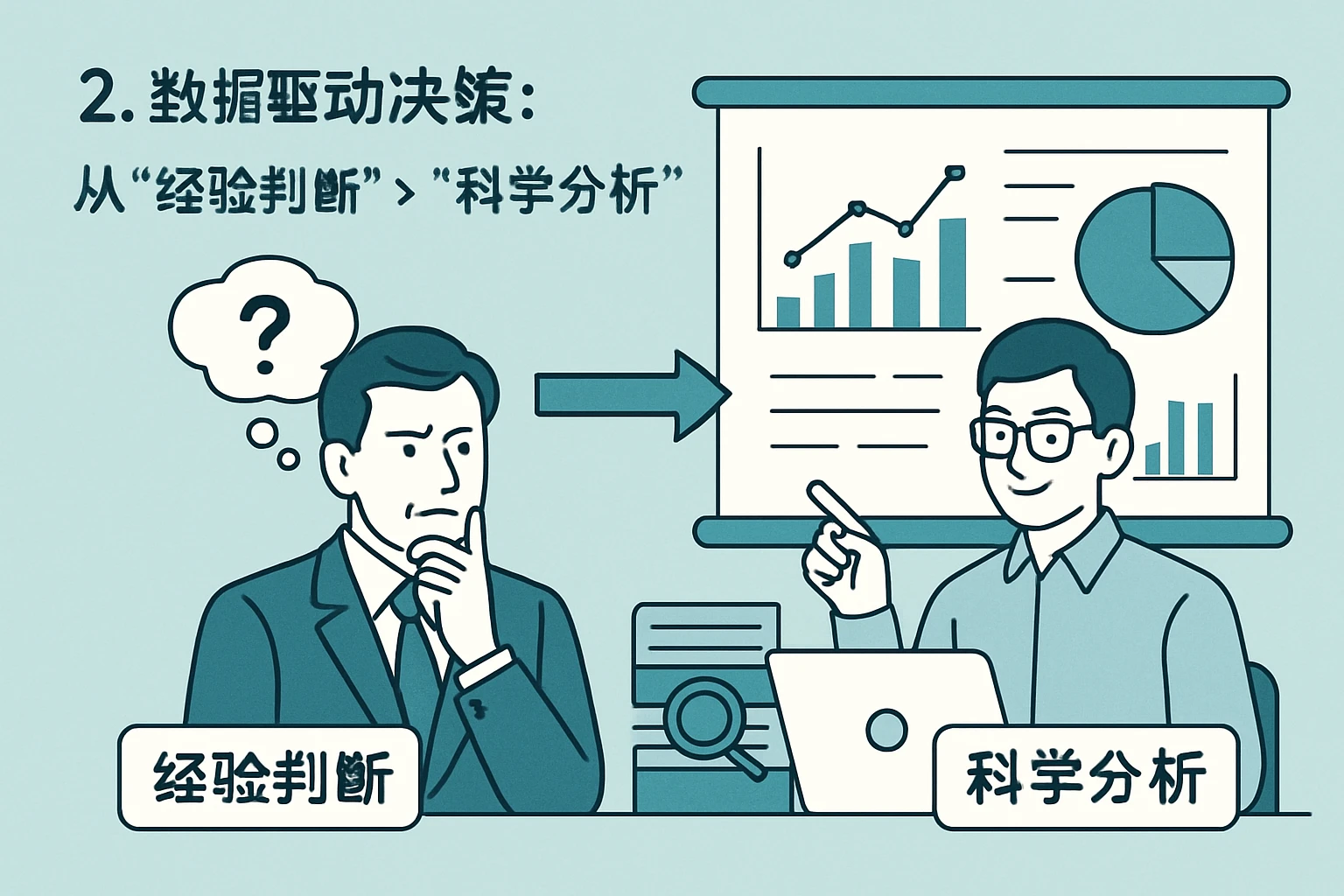 2. 数据驱动决策：从“经验判断”到“科学分析”