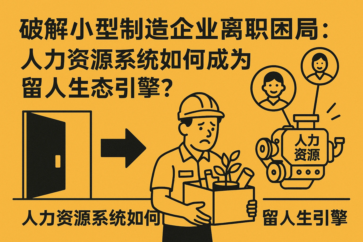 破解小型制造企业离职困局：人力资源系统如何成为留人生态引擎？