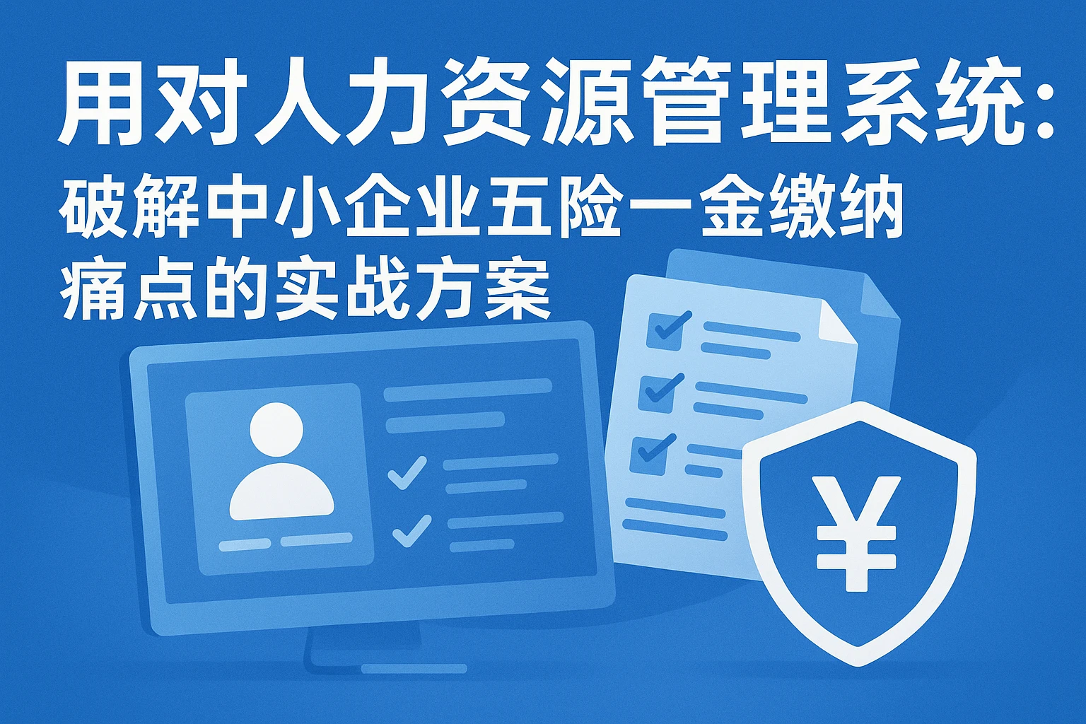 用对人力资源管理系统：破解中小企业五险一金缴纳痛点的实战方案