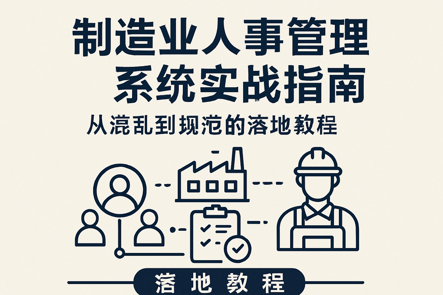 制造业人事管理系统实战指南：从混乱到规范的落地教程