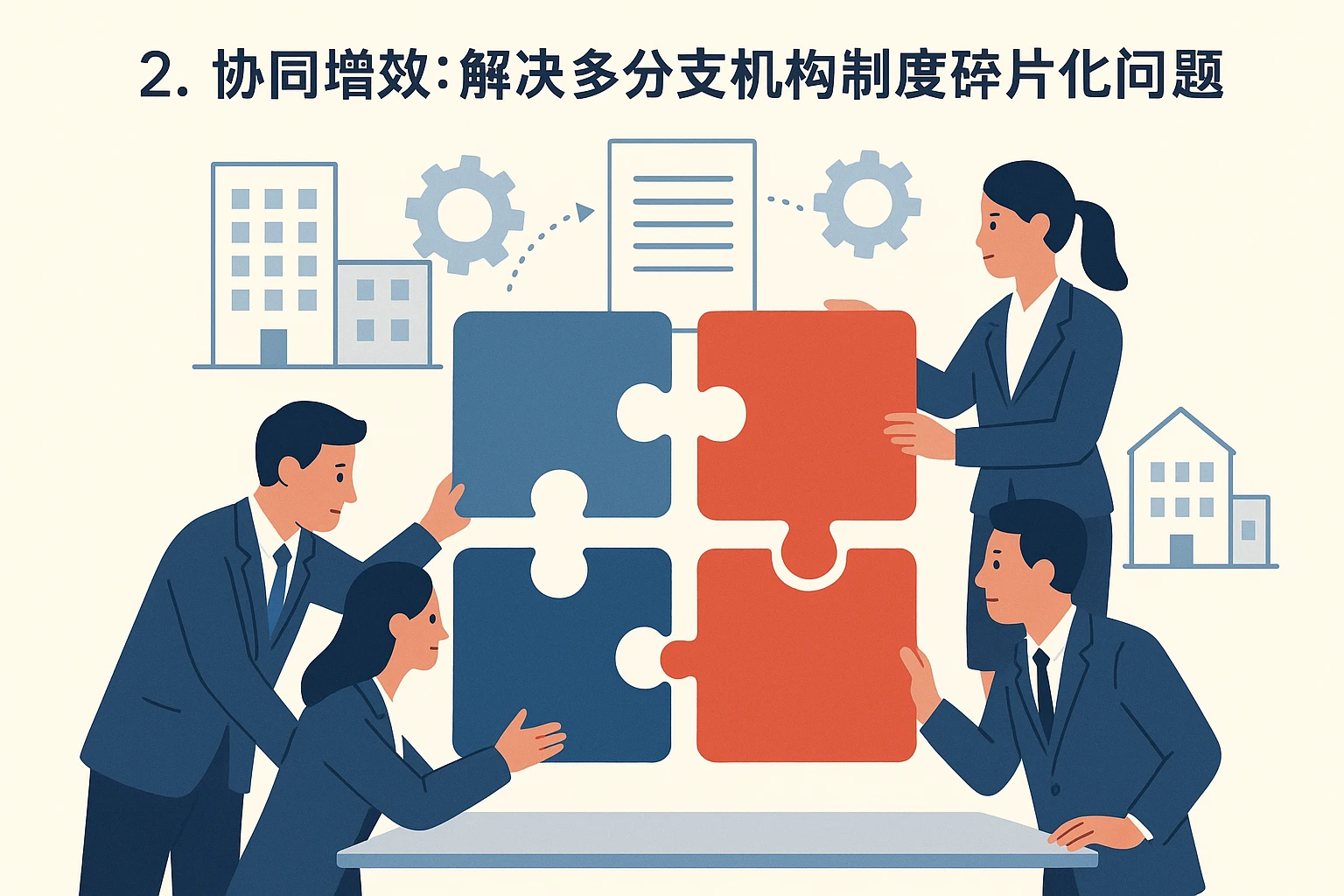 2. 协同增效：解决多分支机构制度碎片化问题