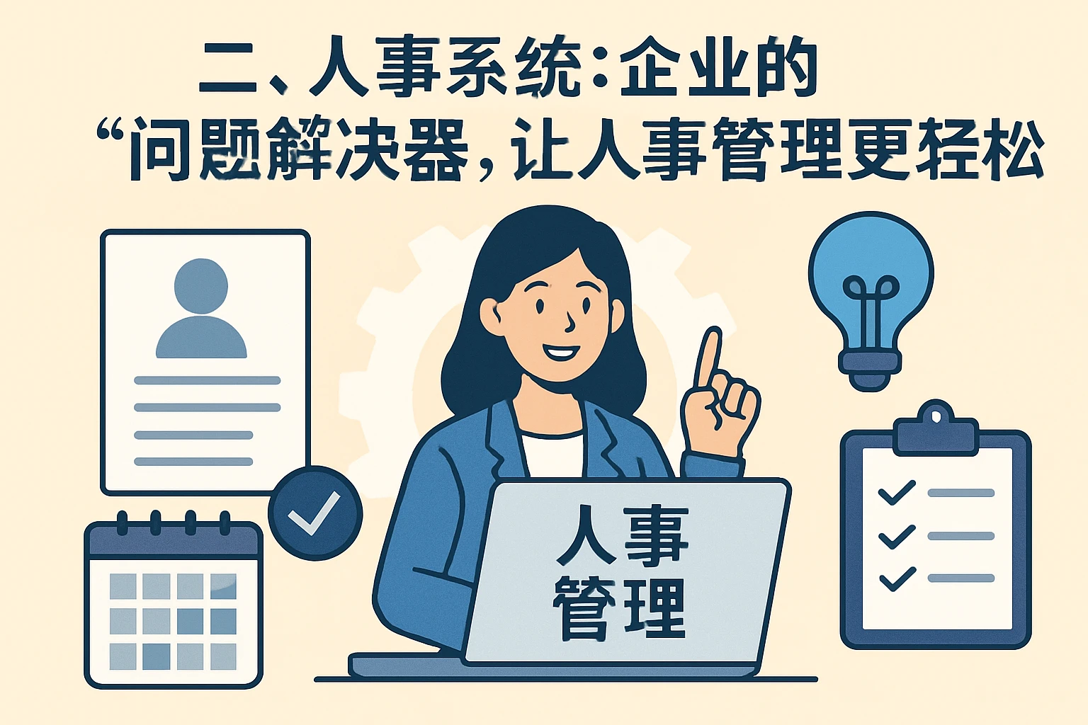 二、人事系统：企业的“问题解决器”，让人事管理更轻松