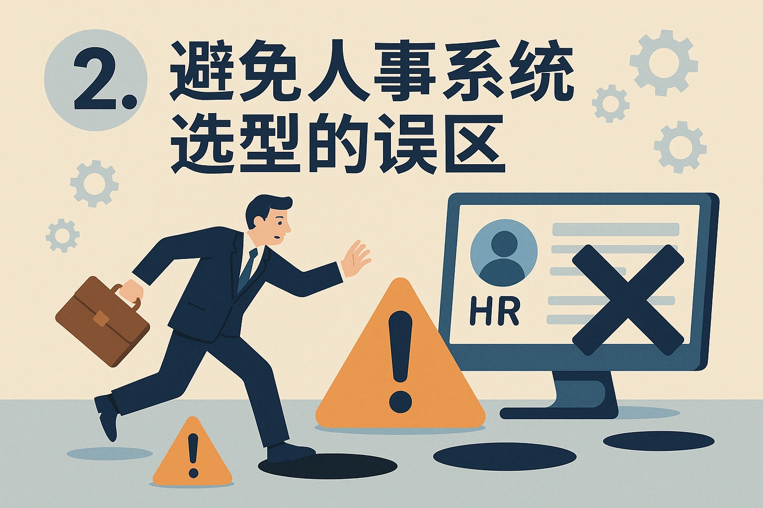2. 避开人事系统选型的误区