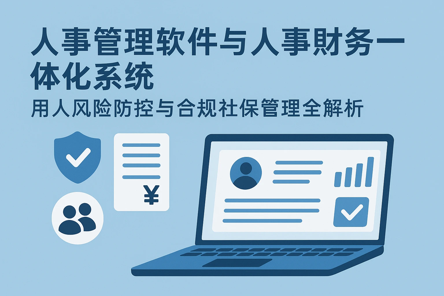 人事管理软件与人事财务一体化系统：用人风险防控与合规社保管理全解析