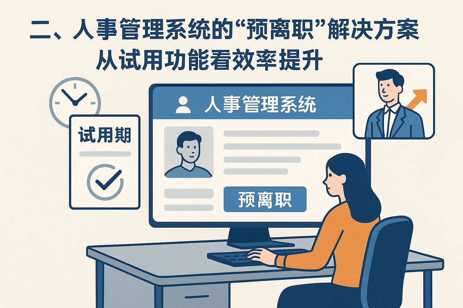 二、人事管理系统的“预离职”解决方案：从试用功能看效率提升