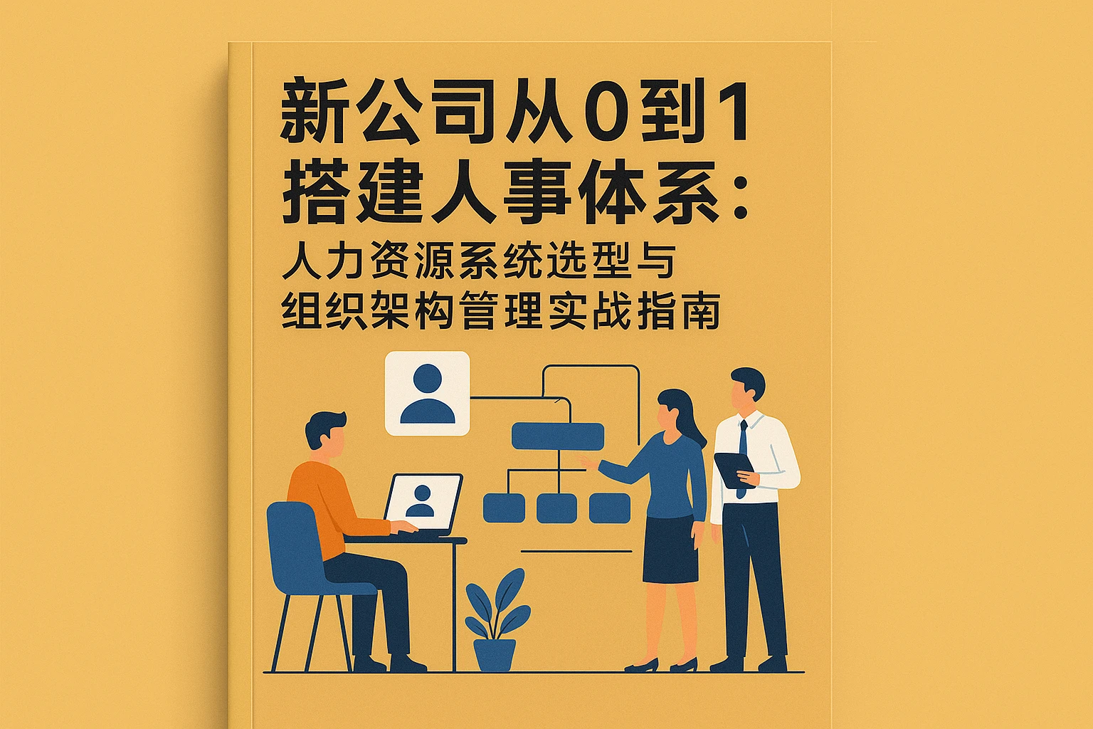 新公司从0到1搭建人事体系：人力资源系统选型与组织架构管理实战指南