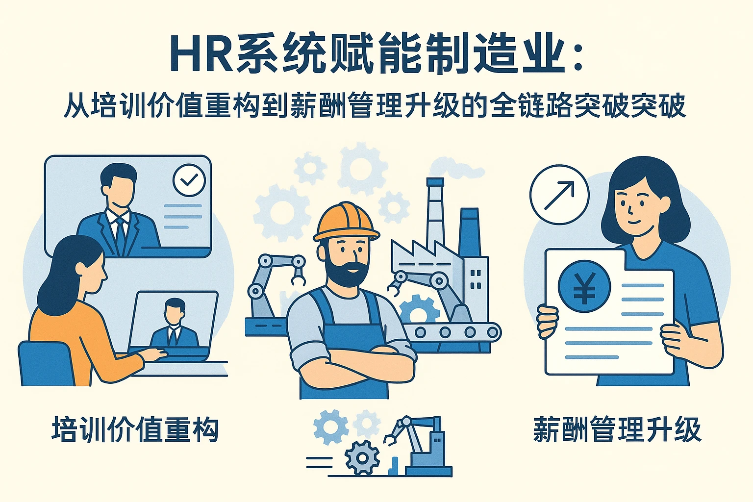 HR系统赋能制造业：从培训价值重构到薪酬管理升级的全链路突破