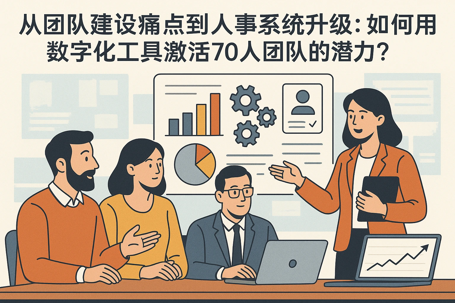 从团队建设痛点到人事系统升级：如何用数字化工具激活70人团队的潜力？