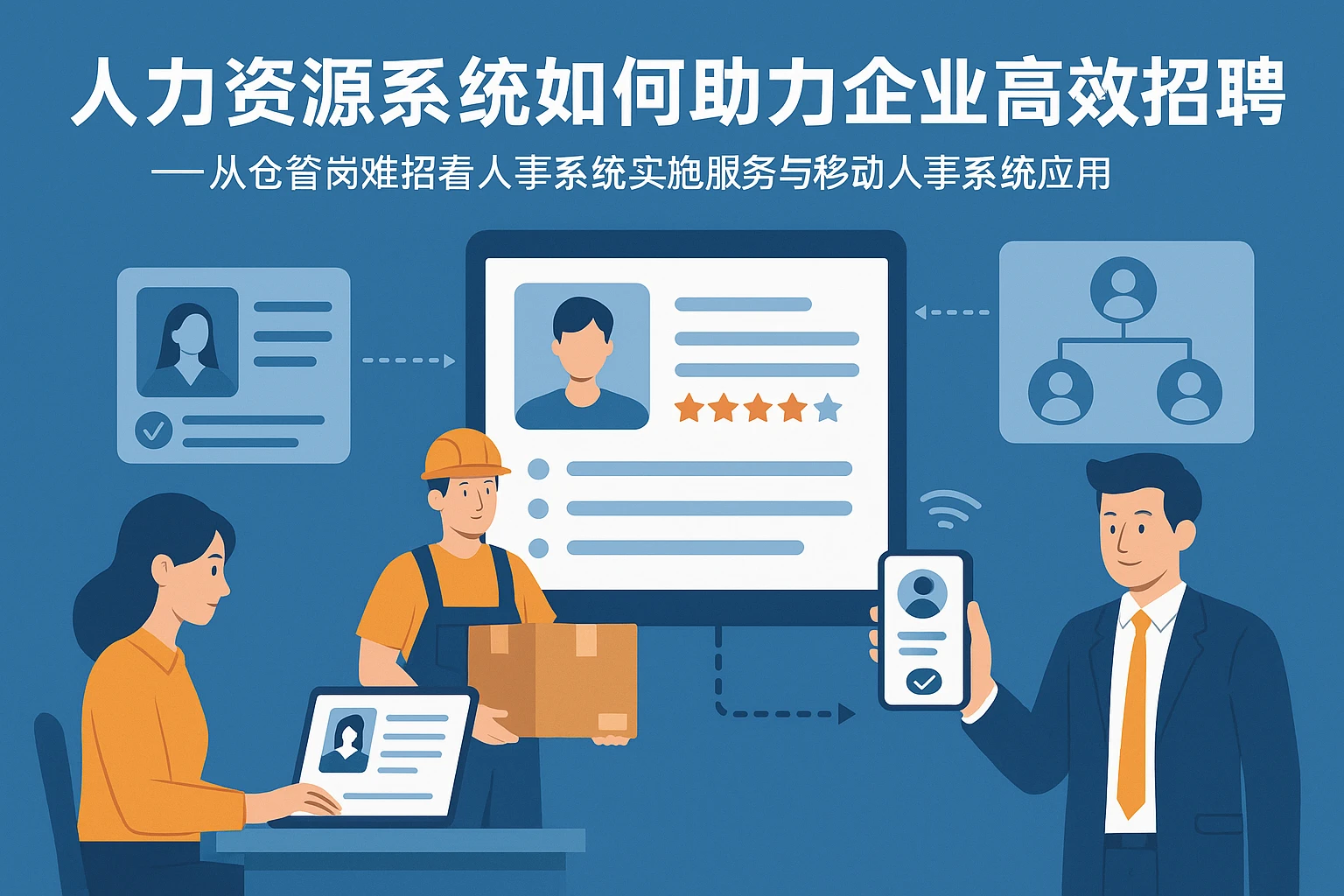 人力资源系统如何助力企业高效招聘——从仓管岗难招看人事系统实施服务与移动人事系统应用