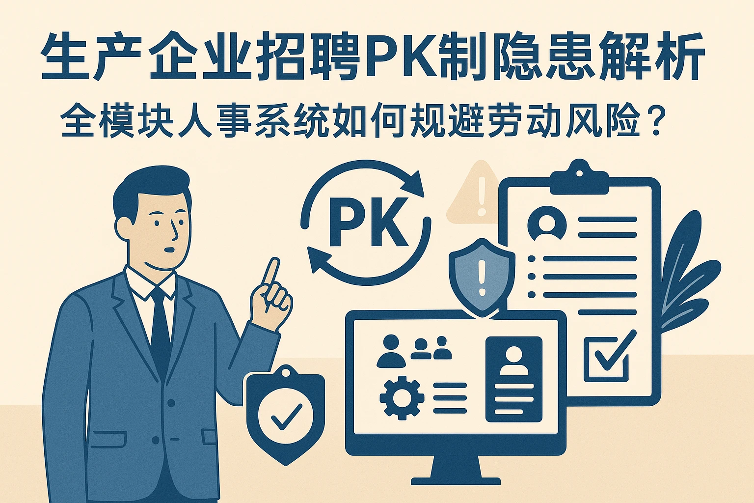 生产企业招聘PK制隐患解析：全模块人事系统如何规避劳动风险？