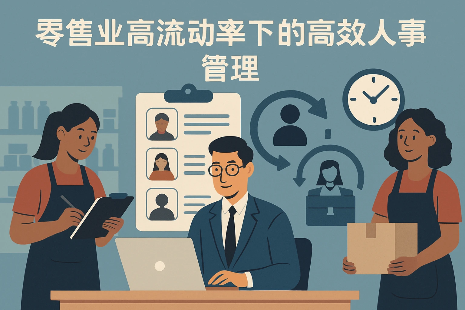 零售业高流动率下的高效人事管理