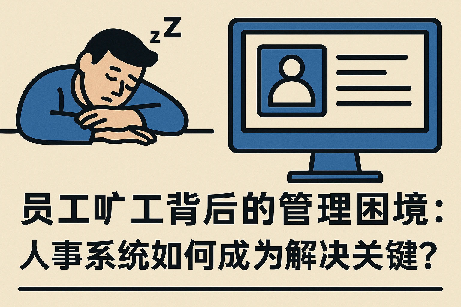 员工旷工背后的管理困境：人事系统如何成为解决关键？