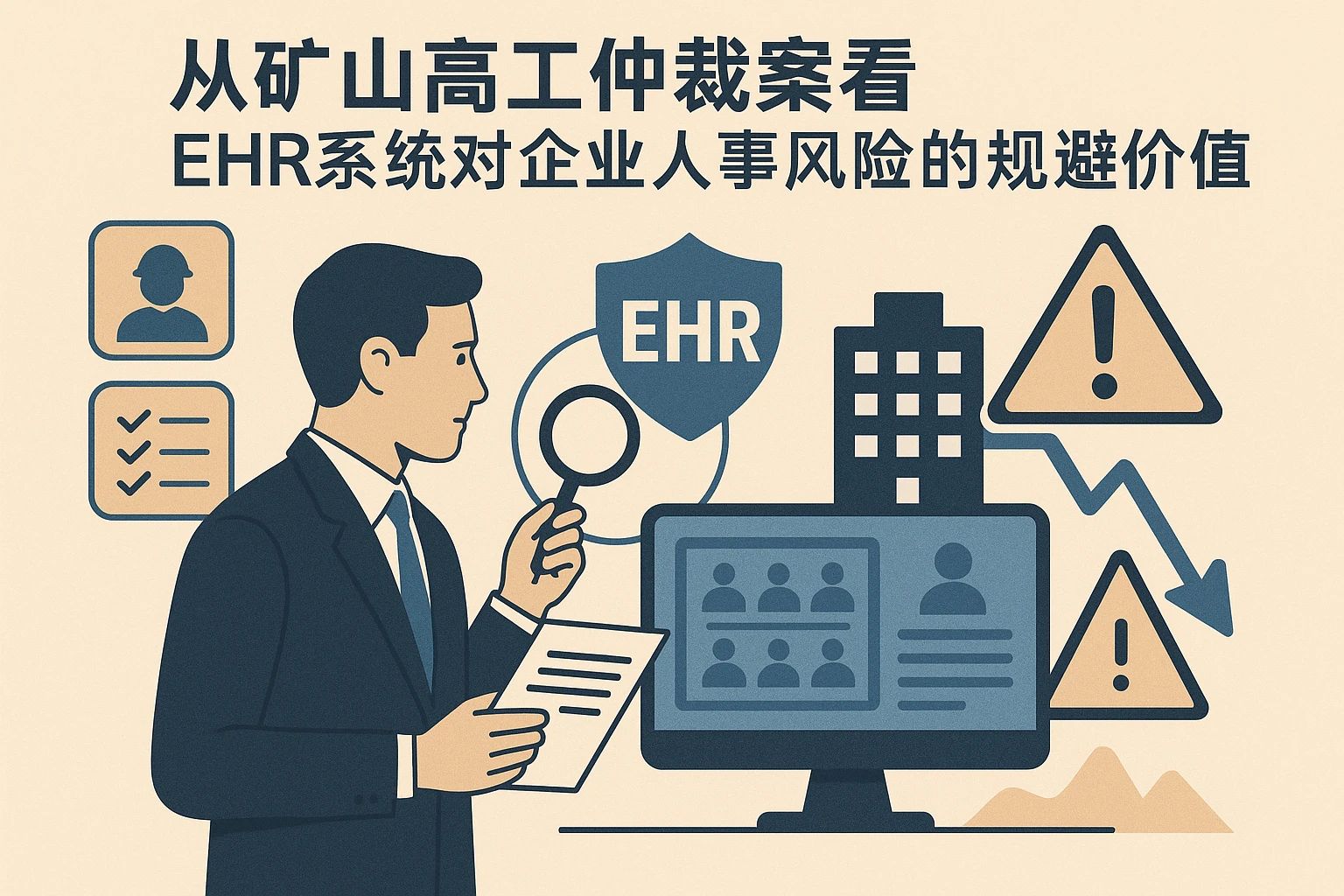 从矿山高工仲裁案看EHR系统对企业人事风险的规避价值