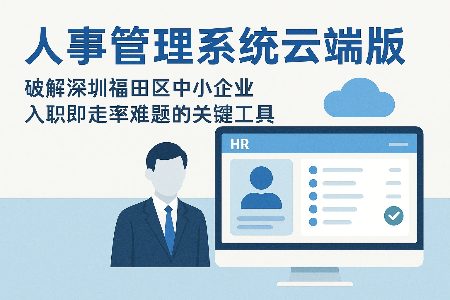 人事管理系统云端版：破解深圳福田区中小企业入职即走率难题的关键工具