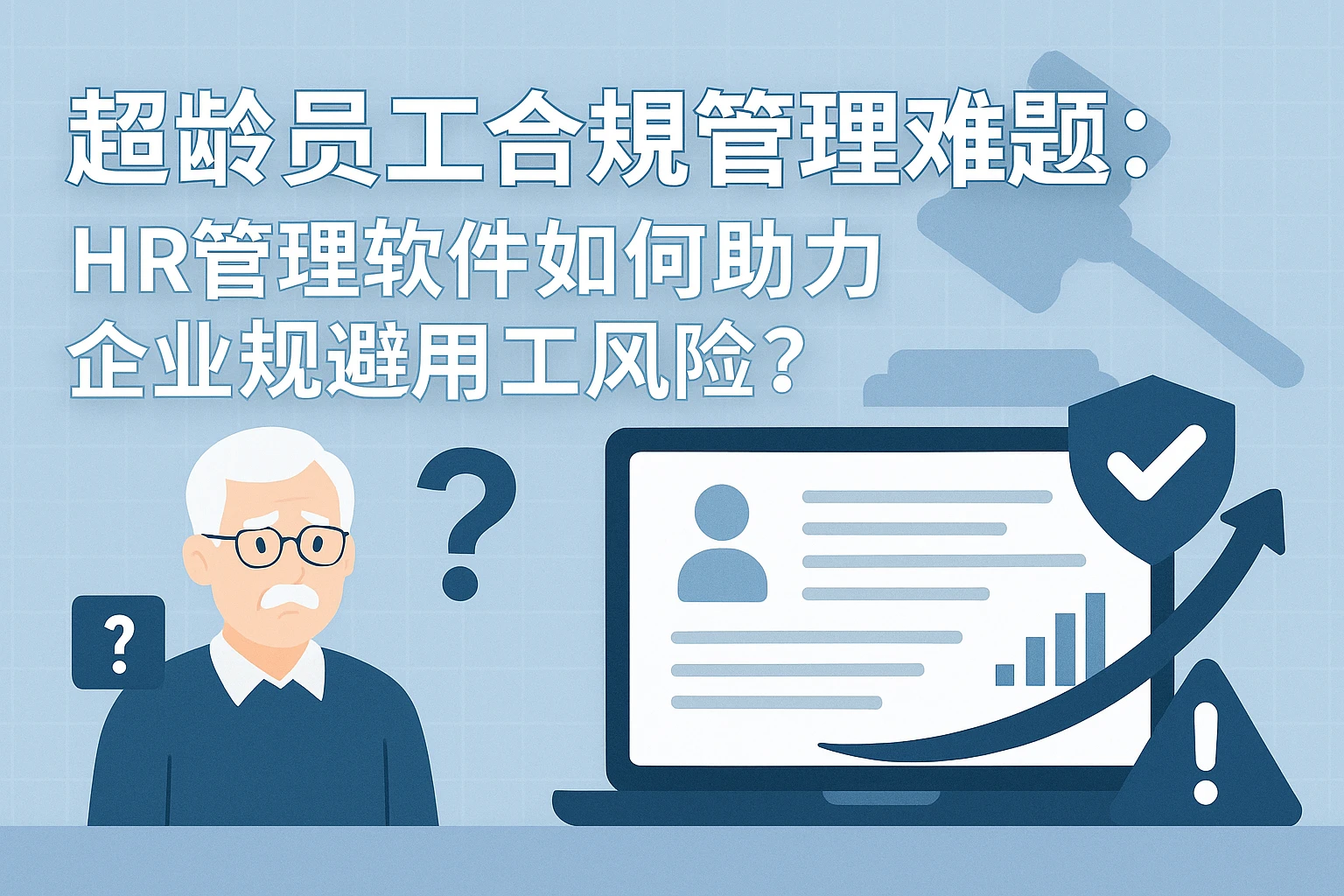 超龄员工合规管理难题：HR管理软件如何助力企业规避用工风险？