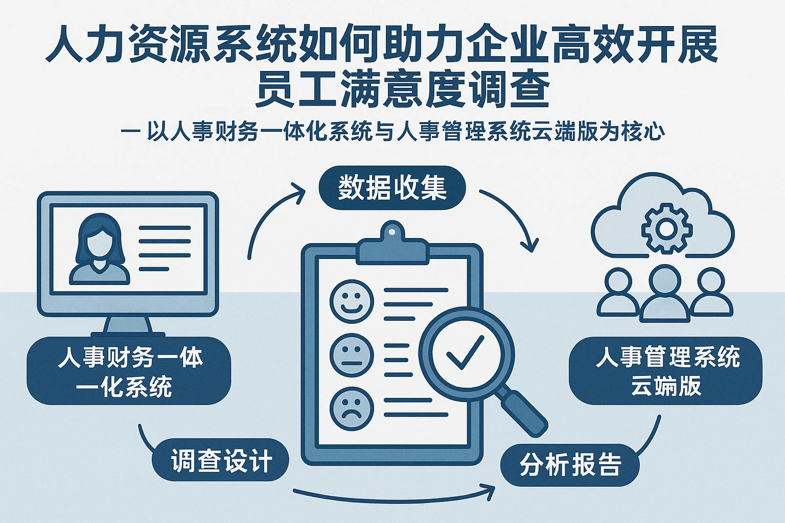 人力资源系统如何助力企业高效开展员工满意度调查——以人事财务一体化系统与人事管理系统云端版为核心