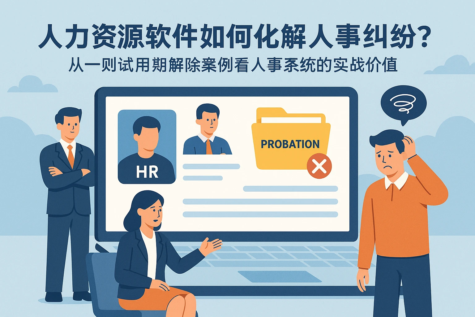 人力资源软件如何化解人事纠纷？从一则试用期解除案例看人事系统的实战价值