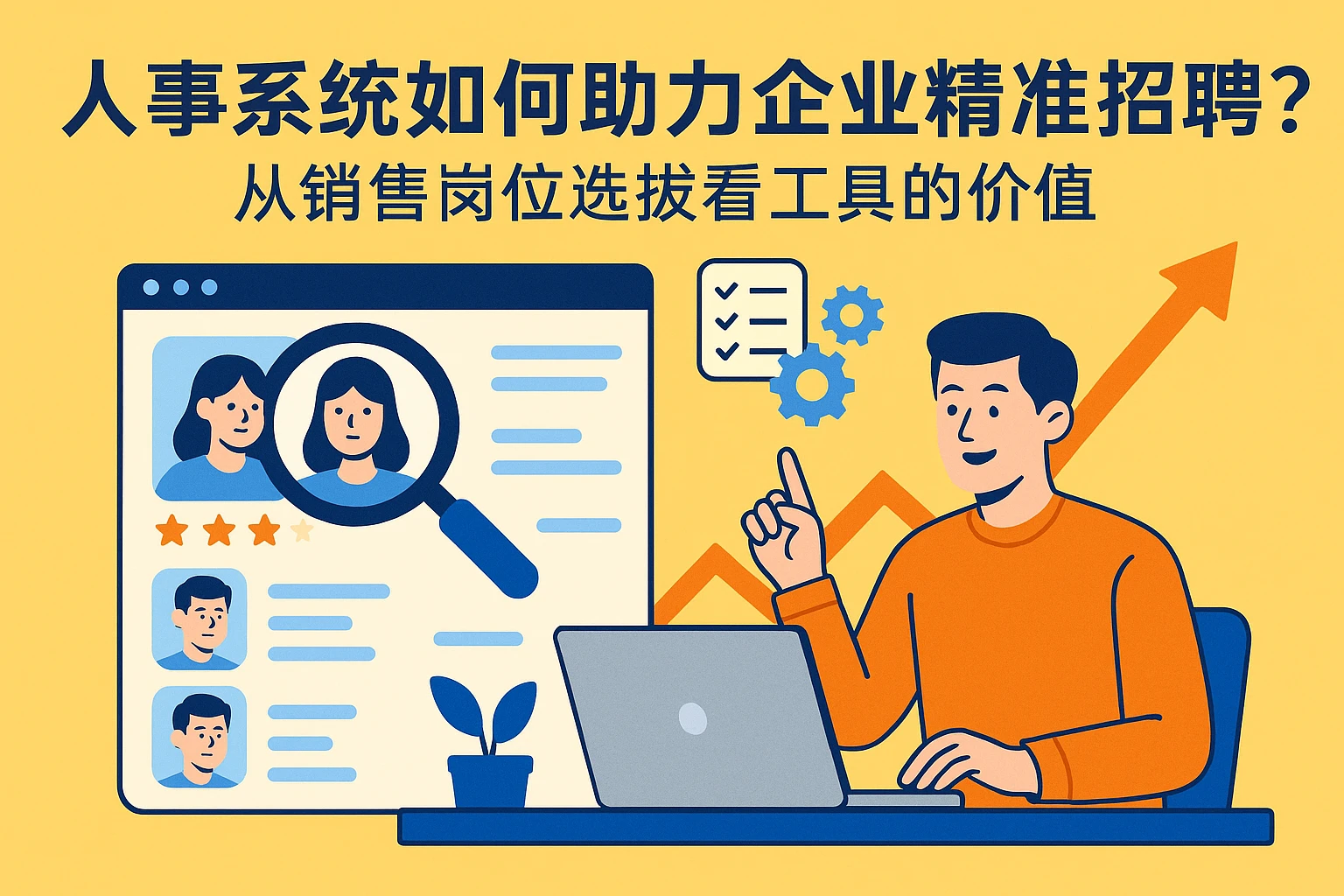 人事系统如何助力企业精准招聘？从销售岗位选拔看工具的价值