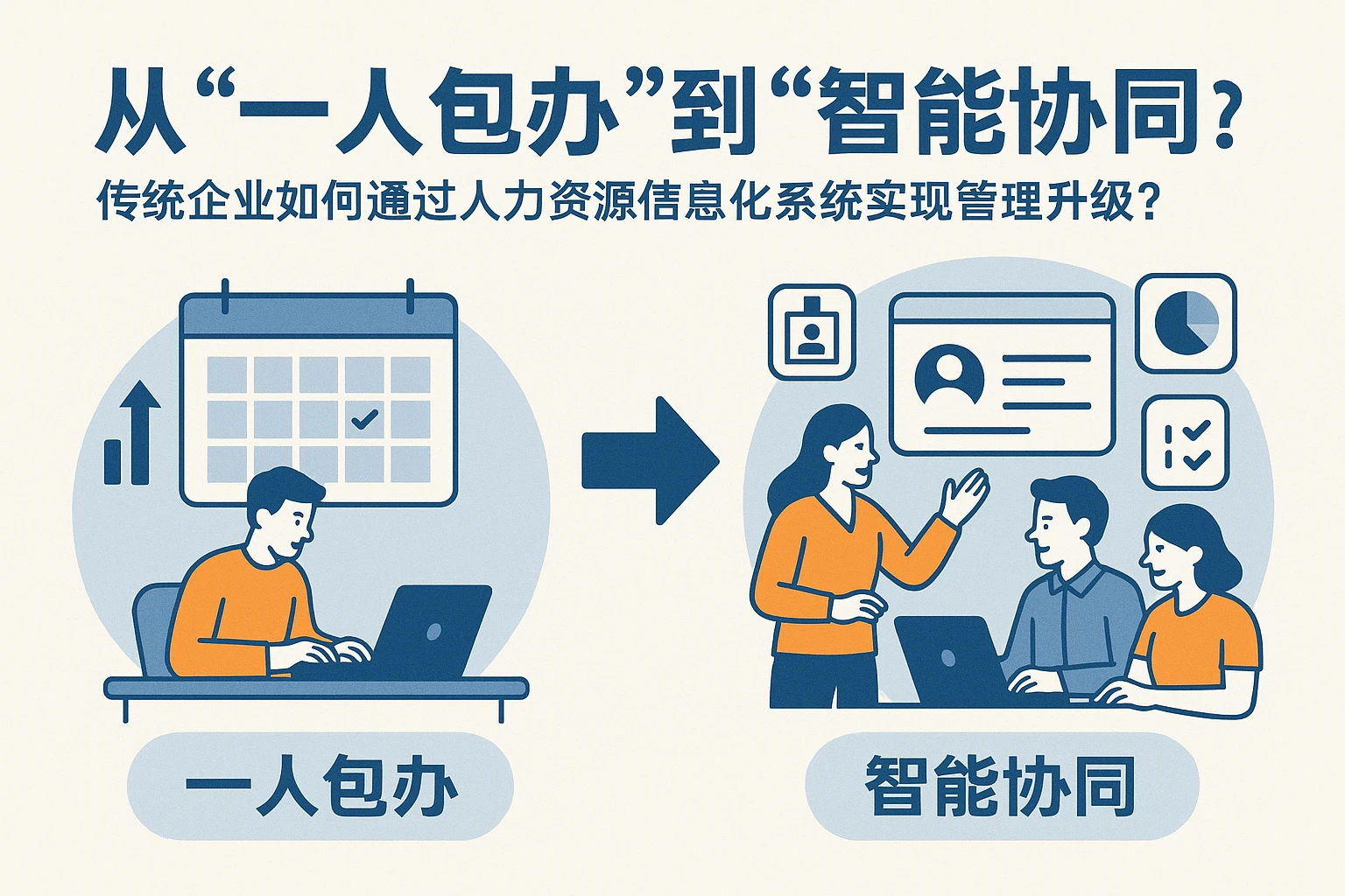 从“一人包办”到“智能协同”：传统企业如何通过人力资源信息化系统实现管理升级？