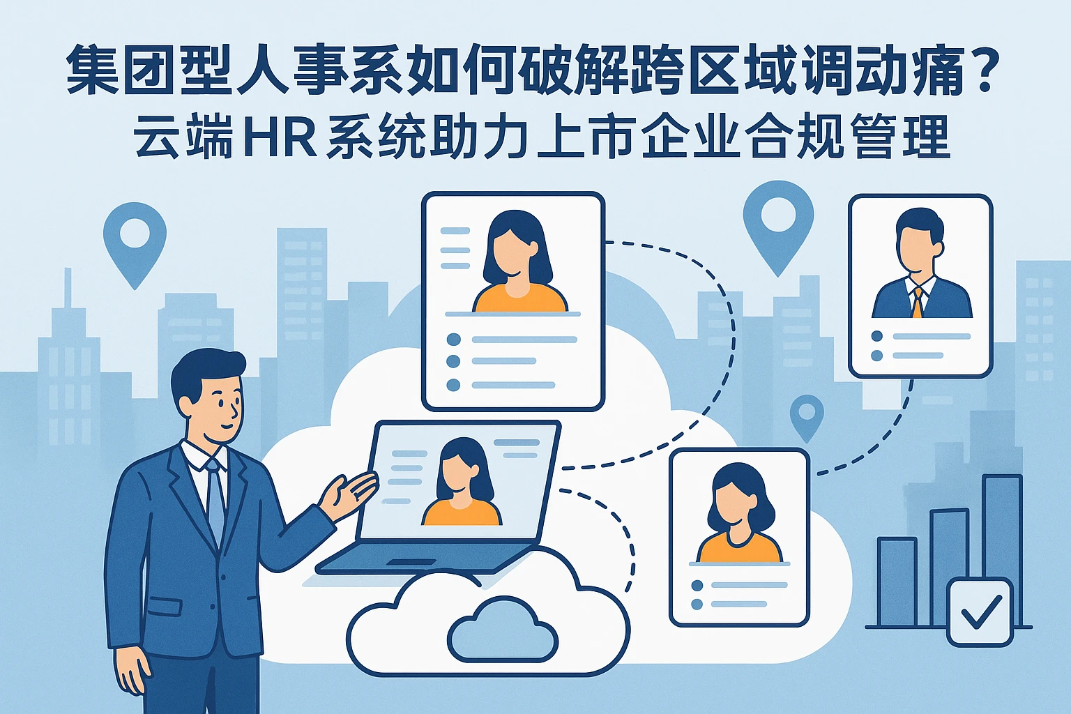 集团型人事系统如何破解跨区域调动痛点？云端HR系统助力上市企业合规管理