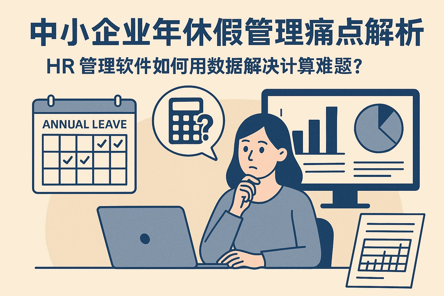 中小企业年休假管理痛点解析：HR管理软件如何用数据解决计算难题？