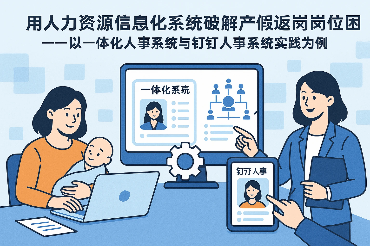 用人力资源信息化系统破解产假返岗岗位困境——以一体化人事系统与钉钉人事系统实践为例