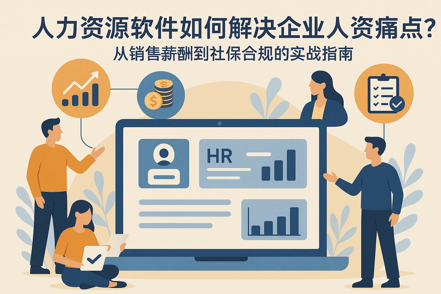 人力资源软件如何解决企业人资痛点？从销售薪酬到社保合规的实战指南