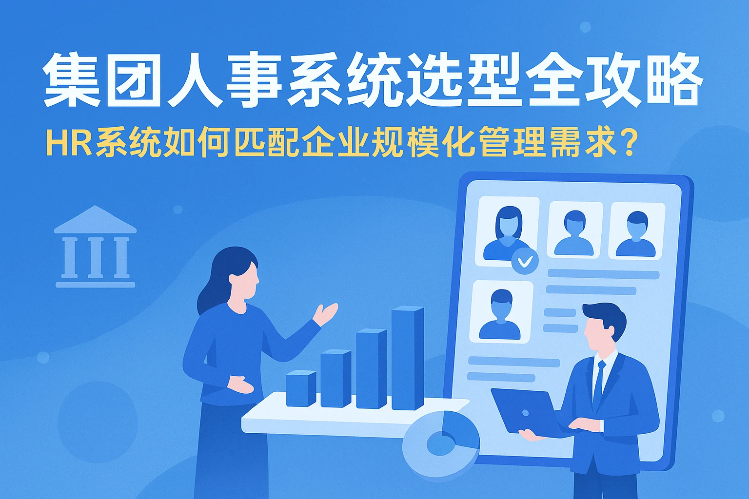 集团人事系统选型全攻略：HR系统如何匹配企业规模化管理需求？