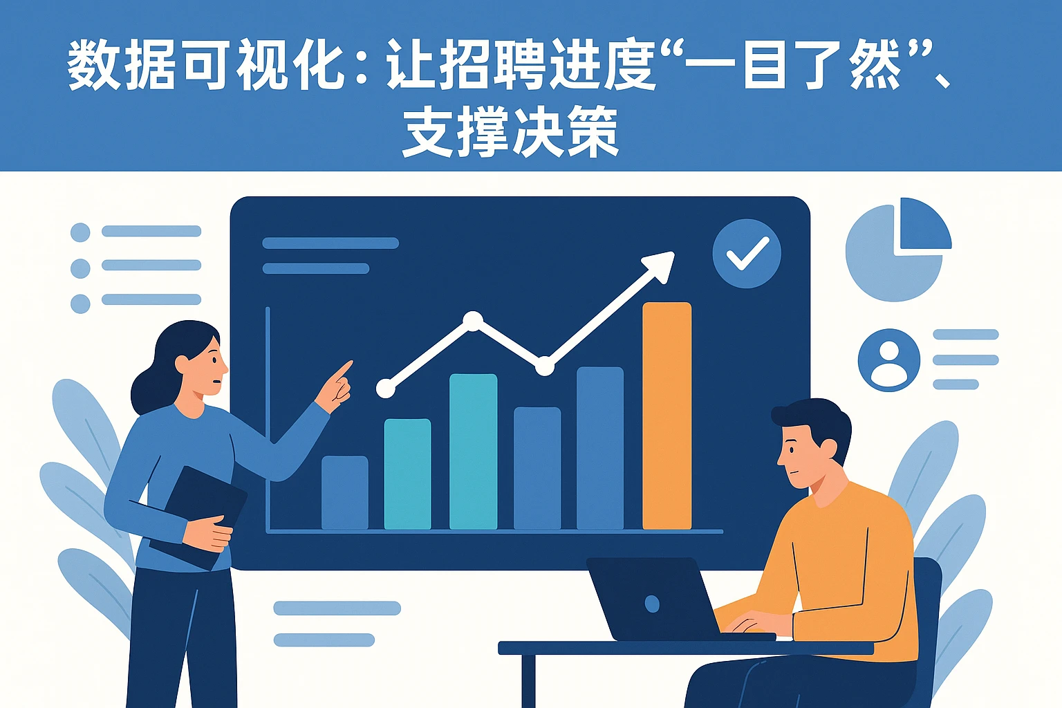 2. 数据可视化：让招聘进度“一目了然”，支撑决策