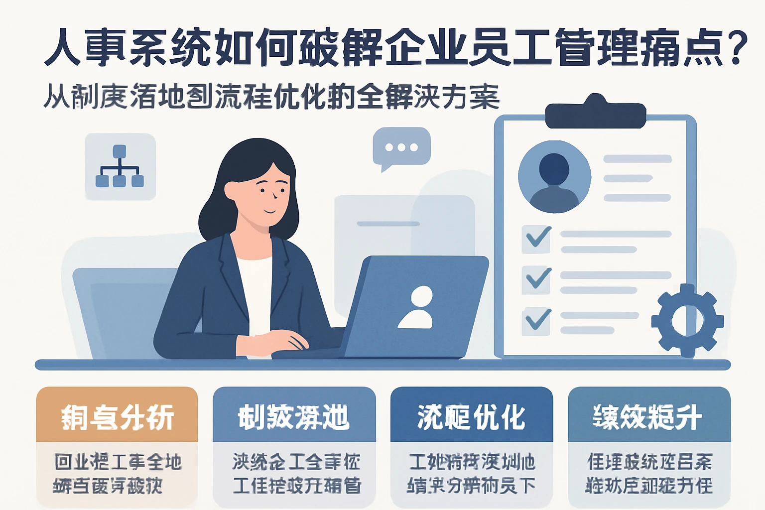 人事系统如何破解企业员工管理痛点？从制度落地到流程优化的全解决方案